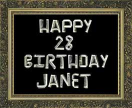 Happy birthday Janet